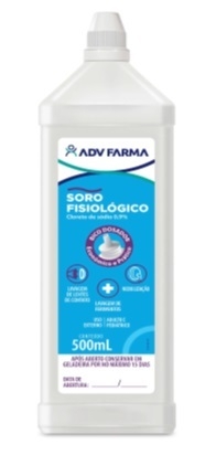 ADV SORO FISIOLOGICO 500 ML (MULTIPLO DE 20)