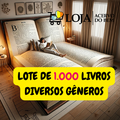 Lote 1000 livros usados de diversos gêneros