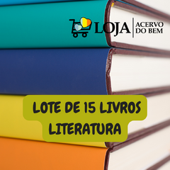 Lote 15 livros usados de Literatura