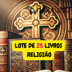 Lote 25 livros usados de Religião