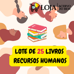 Lote de 25 livros usados de Recursos Humanos