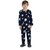 Pijama infantil manga longa, masculino, galáxia, algodão. 4 anos