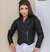 Jaqueta preta jeans encerado feminina - comprar online