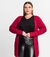 Cardigan Plus Size Ribana Canelada Secret Glam Vinho G4 na internet