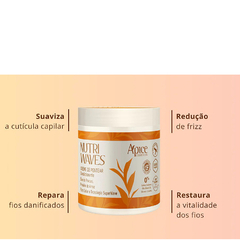 Creme De Pentear Condicionante Apice Nutri Waves 500g na internet