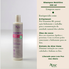 Shampoo Nutritivo Apice Cachos 300ml Vegano - comprar online