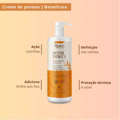 Creme De Pentear Condicionante Apice Nutri Waves 1L na internet