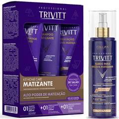 Kit Trivitt Matizante 4pçs: Fluido Escova + Kit H.C. Matizante