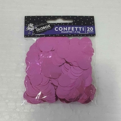 CONFETTI METAL REDONDO ROSA 72369