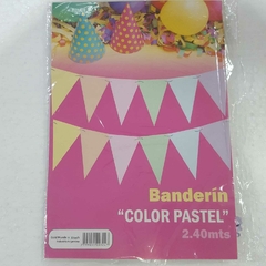 BANDERIN TRIANGULAR MULTICOLOR PASTEL 2211-8