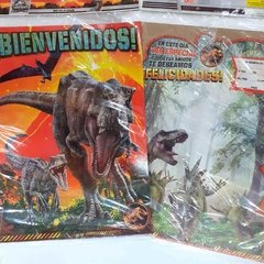 AFICHE BIENVENIDO JURASSIC X 2