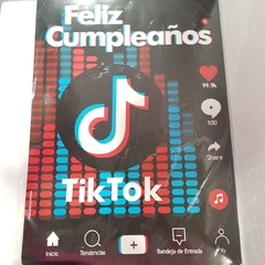 AFICHE FELIZ CUMPLE TIK TOK