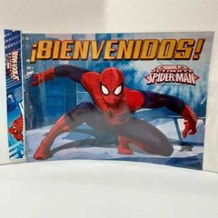 AFICHE BIENVENIDO HOMBRE ARAñA