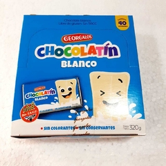 CHOCOLATIN GEORGALOS BLANCO X 40 CAJA