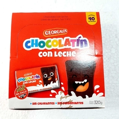 CHOCOLATIN GEORGALOS LECHE X 40 CAJA