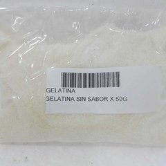 GELATINA SIN SABOR X 50G