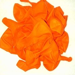 GLOBO LISO 9" X 10 NARANJA