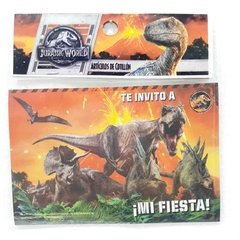 INVITACION LINEA JURASSIC WORLD