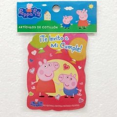 INVITACION LINEA PEPPA PIG