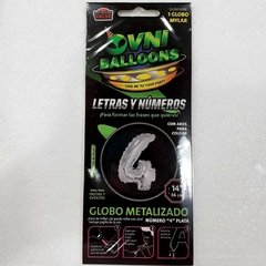 GLOBO NUMERO 14" METAL N4