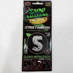 GLOBO NUMERO 14" METAL N5