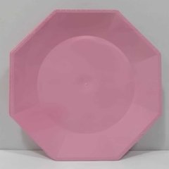 PLATO OCTOGO CH KV X 10 ROSA