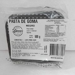 PASTA DE GOMA DECOR NEGRA