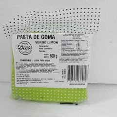 PASTA DE GOMA DECOR VERDE LIMON