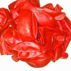 GLOBO PERLADO 9" X 50 ROJO