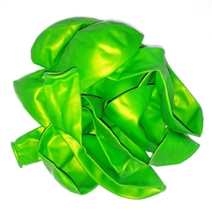 GLOBO PERLADO 12" X 10 VERDE MANZANA