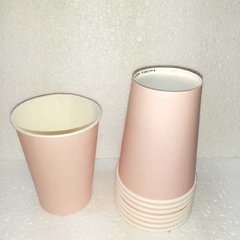 VASO POLIPAPEL ROSA X 8