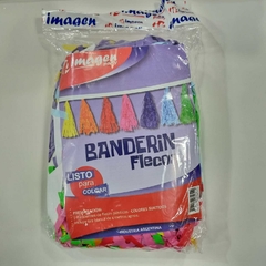 BANDERIN FLECOS PLASTICO MULI 4MTS