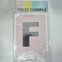 BANDERIN FELIZ CUMPLEAÑOS MULTI PASTEL STAMPING GR