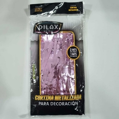 CORTINA METALIZADA DILAX ROSA 200X100 72867