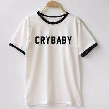 Camiseta Cry Baby na internet