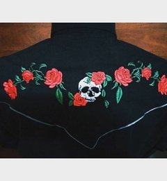 Projeto ON STAGE Camisa Western Caveiras e Rosas - para Motorbastards en internet