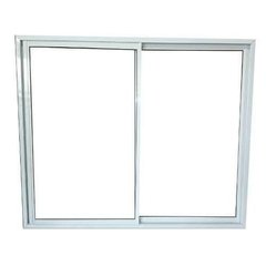 Ventana de 150x110, aluminio vidrio blanco entero.