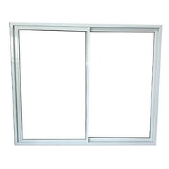 Ventana de 120x150, aluminio vidrio blanco entero.