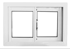 Ventana de 60x40, aluminio blanco, vidrio entero, con vidrio - comprar online