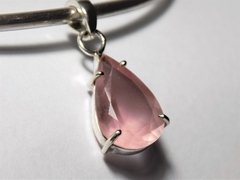 Pingente Quartzo Rosa Gota - comprar online