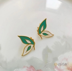 BRINCO EAR CUFF BORBOLETA FABULOSA FOLHEADO EM OURO 18K - BR0232D
