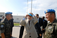 Boina Azul das Forças de Paz da ONU Nações Unidas - MILITARIA SBL 