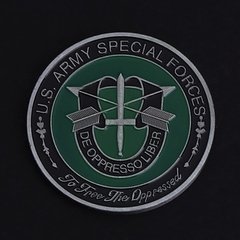 Moeda De Oppresso Lider Especial Forces - ARMY Militar na internet