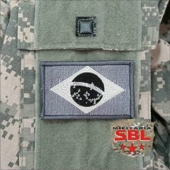 Patche Bandeira Brasil Camuflada
