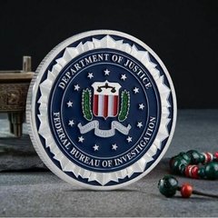 Moeda FBI Departamento Federal de Investigação Comemorativa - Colecionador na internet