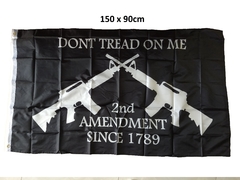 Bandeira 2ª 2nd Emendment "Lei americana das armas"  150 x 90 cm "fuzis" na internet