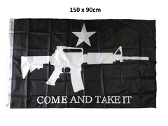 Bandeira Come and Take it "Venha pegar"  150 x 90 cm "fuzil" - comprar online