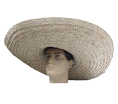 Chapéu Gigante de Palha Sombreiro Estilo Mexicano - MILITARIA SBL 