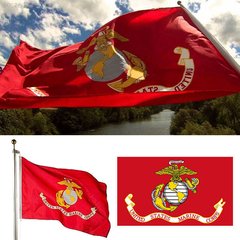 Bandeira Militar USMC Marine Corps  150 x 90 cm - MILITARIA SBL 