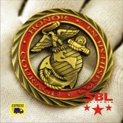 Moeda USMC Marine Corps Comemorativa institucional Militar - MILITARIA SBL 